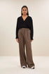 By-Bar benji melange pants biscuit melee